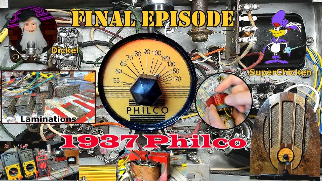 1937 Philco Model  37-93 Part 4 Restore Final