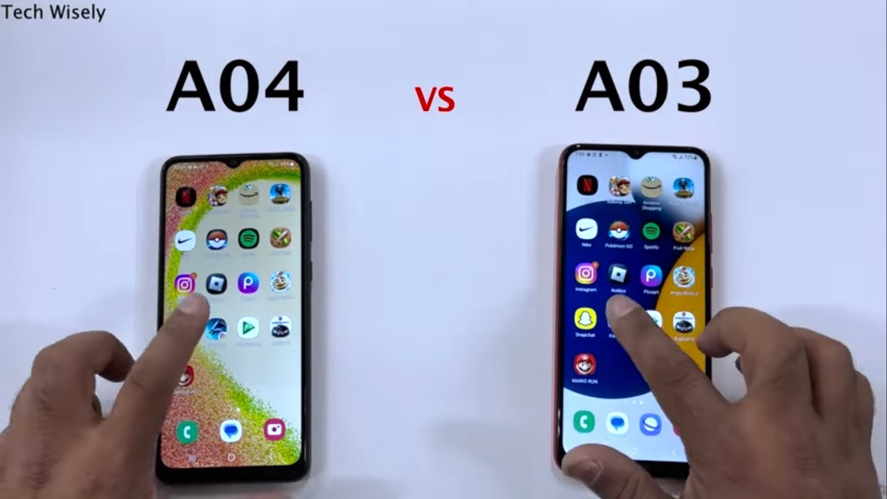 SAMSUNG A04 против A03 &mdash; ТЕСТ СКОРОСТИ