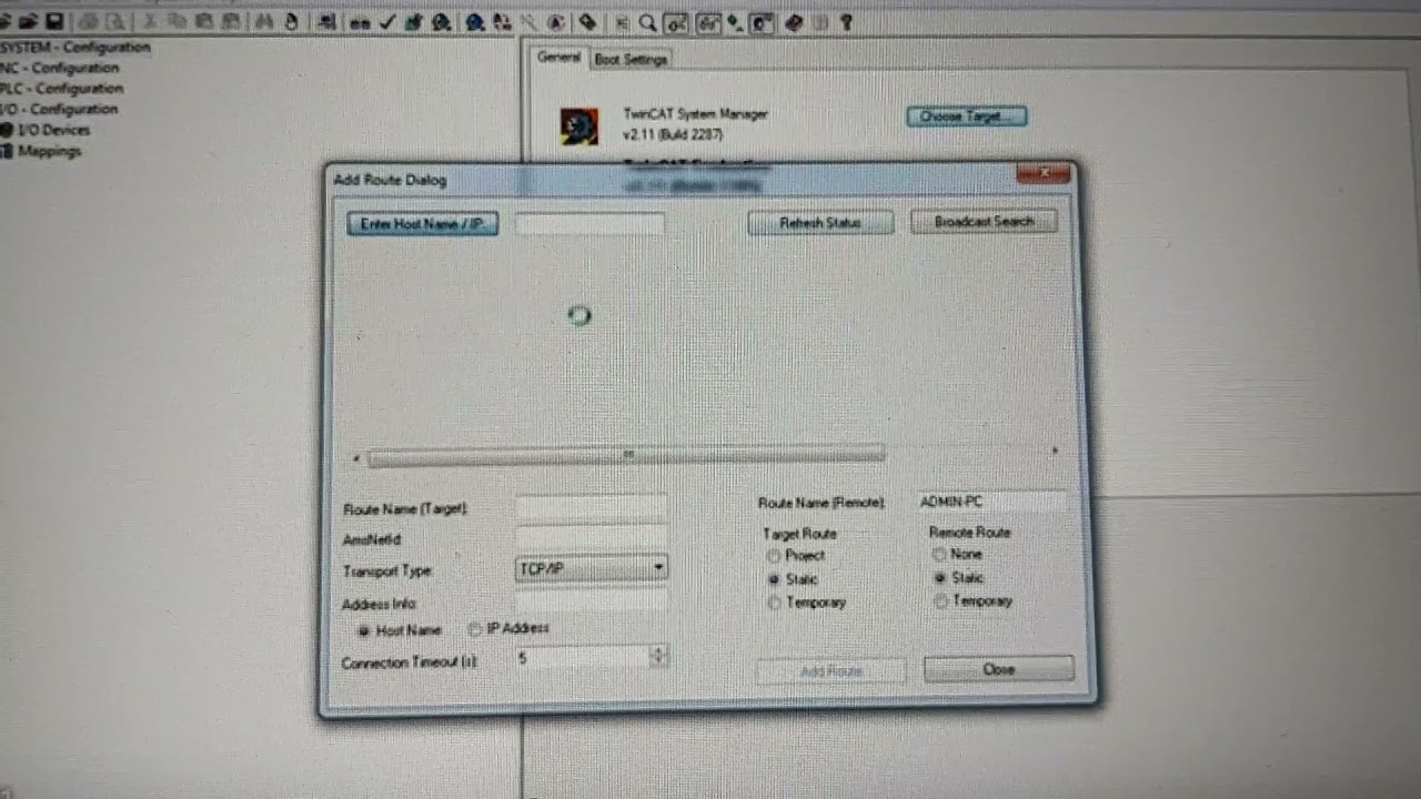 TwinCAT 2 System Control
