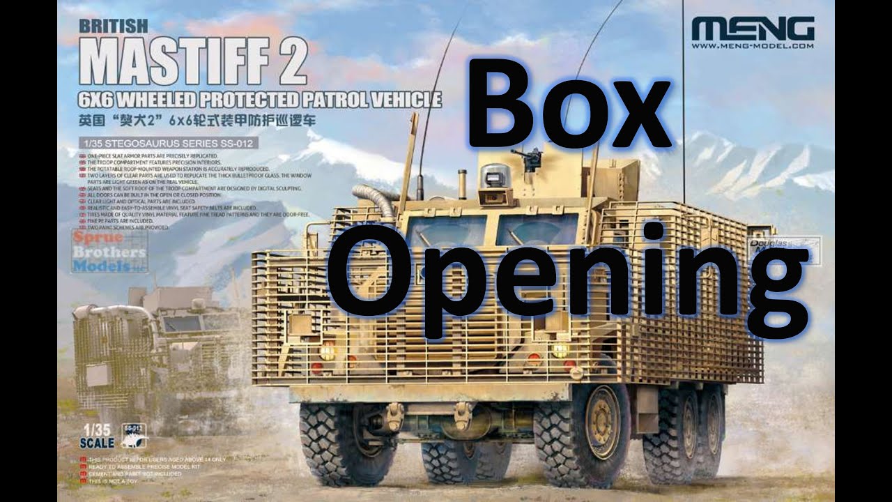 Meng 1/35 Mastiff 2 PPV 6x6 - Box Opening