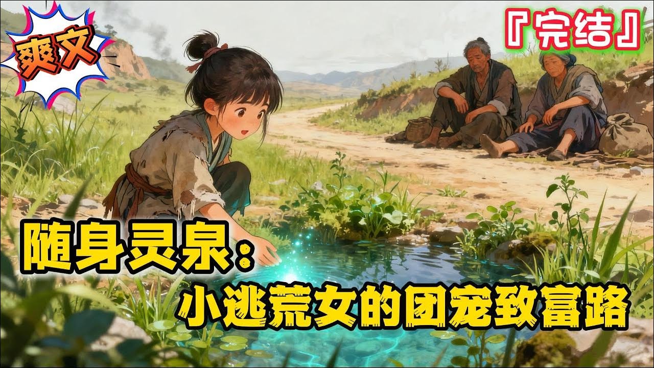 完结《随身灵泉：小逃荒女的团宠致富路》现代工程师林薇在实验室意外爆炸穿越到了八岁逃荒女丫丫后改名（林婉薇）的身上，还好有随身灵泉水空间… #逃荒 #种田 #古代言情 #系统 #穿越 #发家致富 #空间