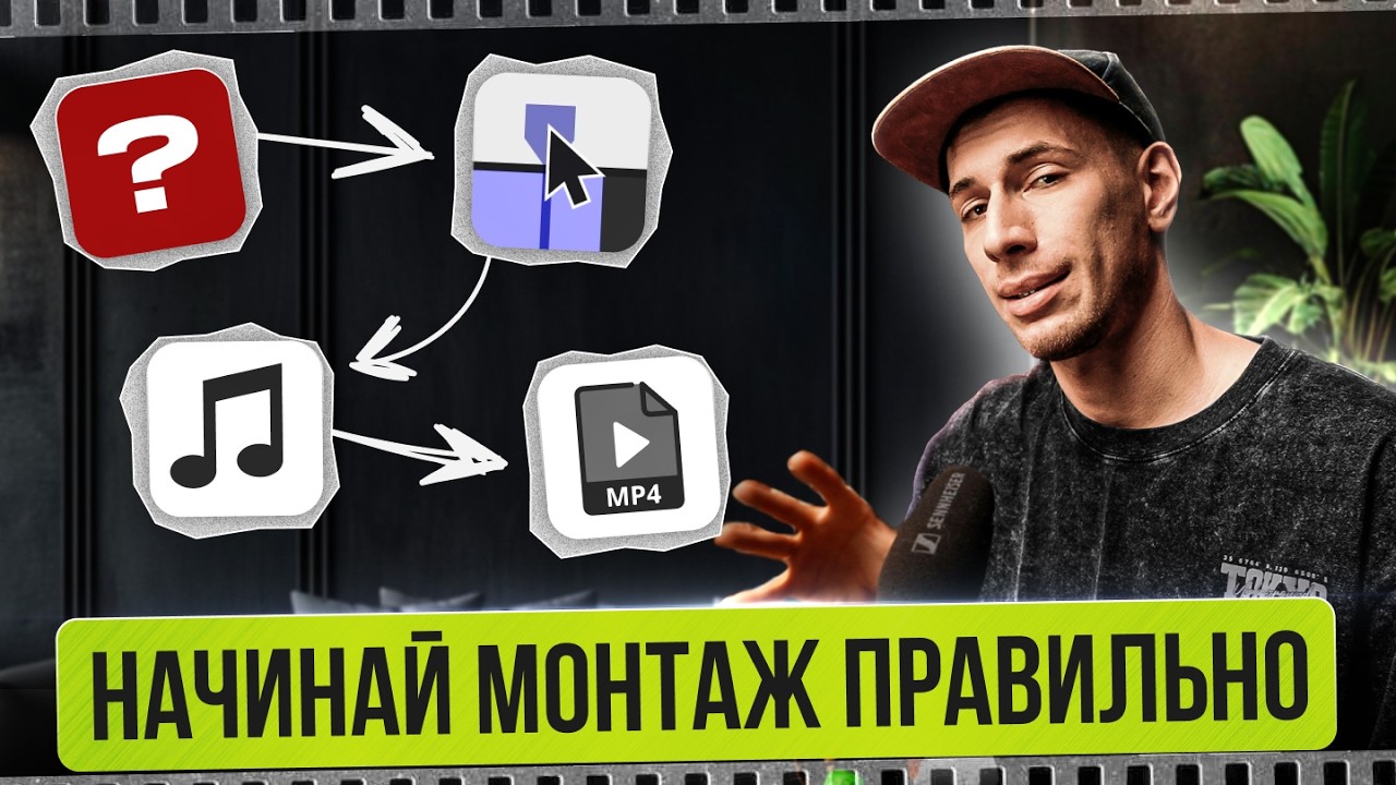 Все этапы монтажа видео | Мой пайплайн работы шаг за шагом