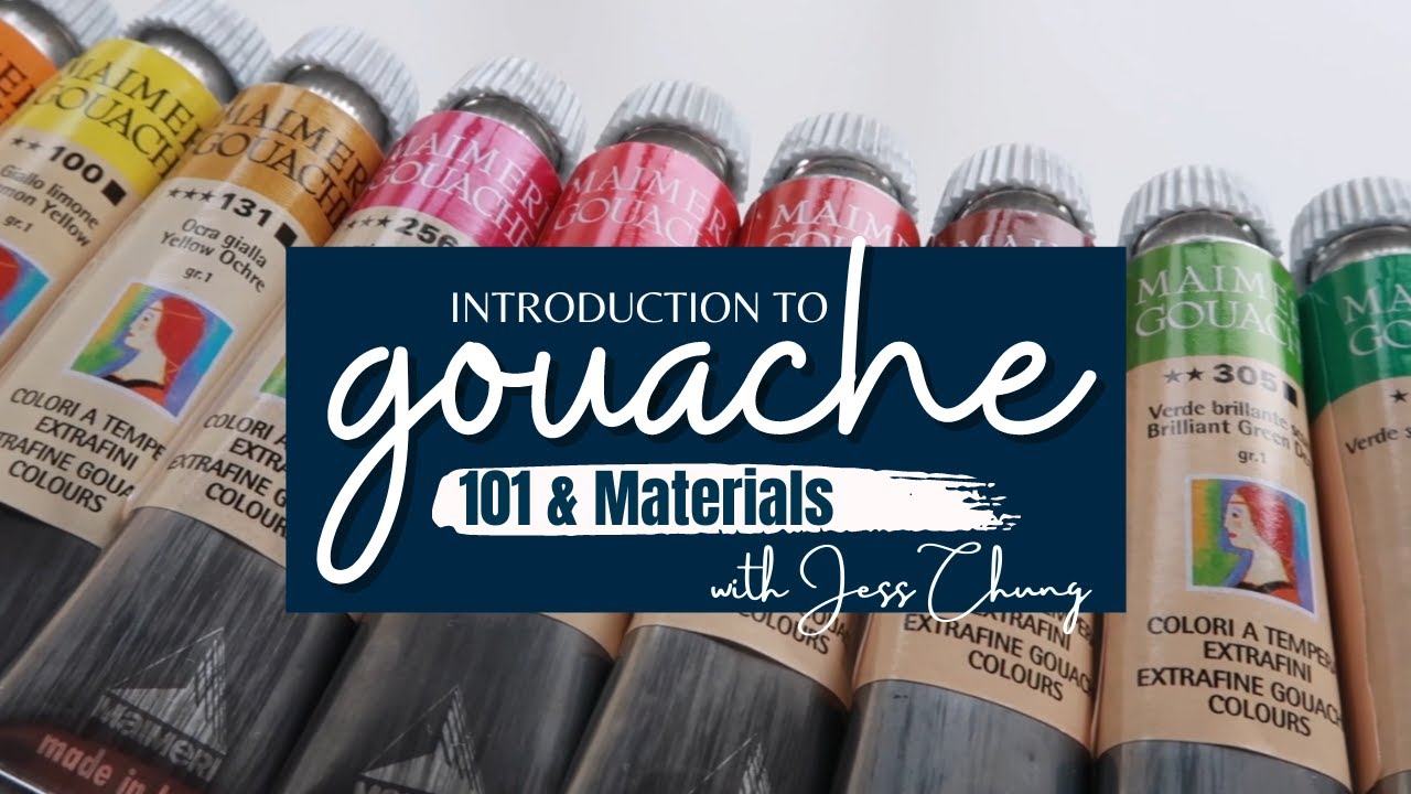 Introduction to Gouache: 101 and Materials