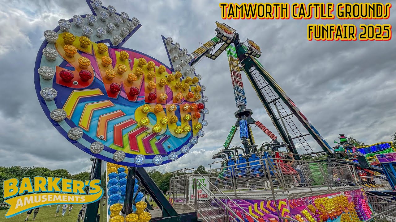 Barker’s Funfair Tamworth Castle Grounds May 2025