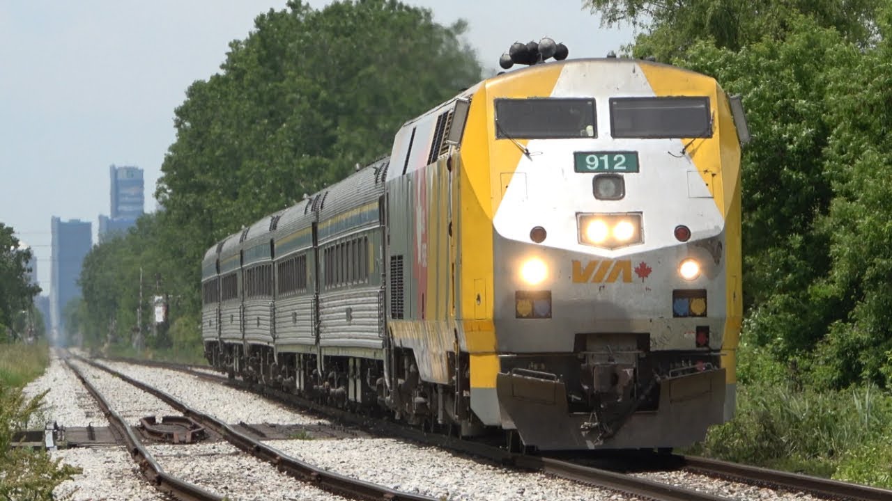 [4K] Compilation | TRAINS In and Around WINDSOR, ON | 2019-06-08
