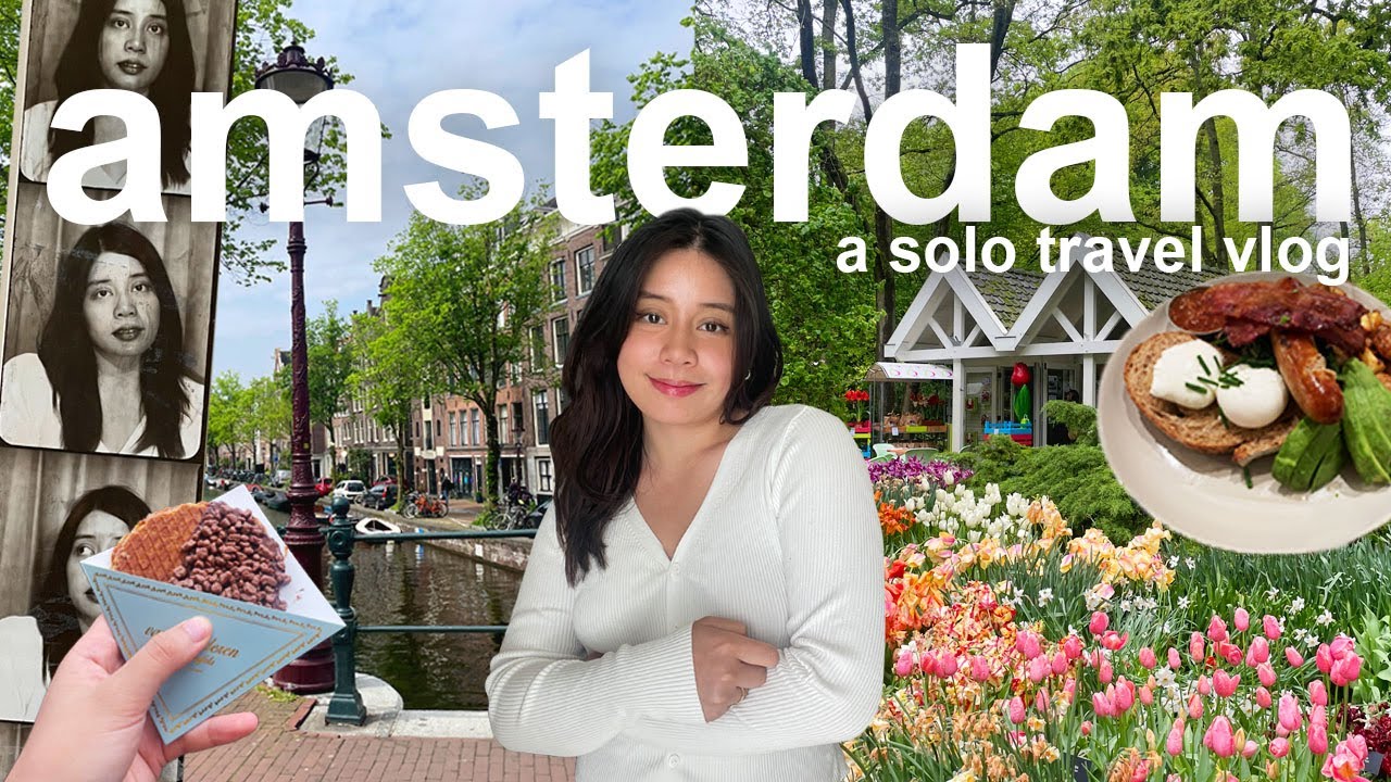 Amsterdam Travel VLOG 2023 ✈️ Van Gogh Museum, Canal Cruise, Kuekenhof