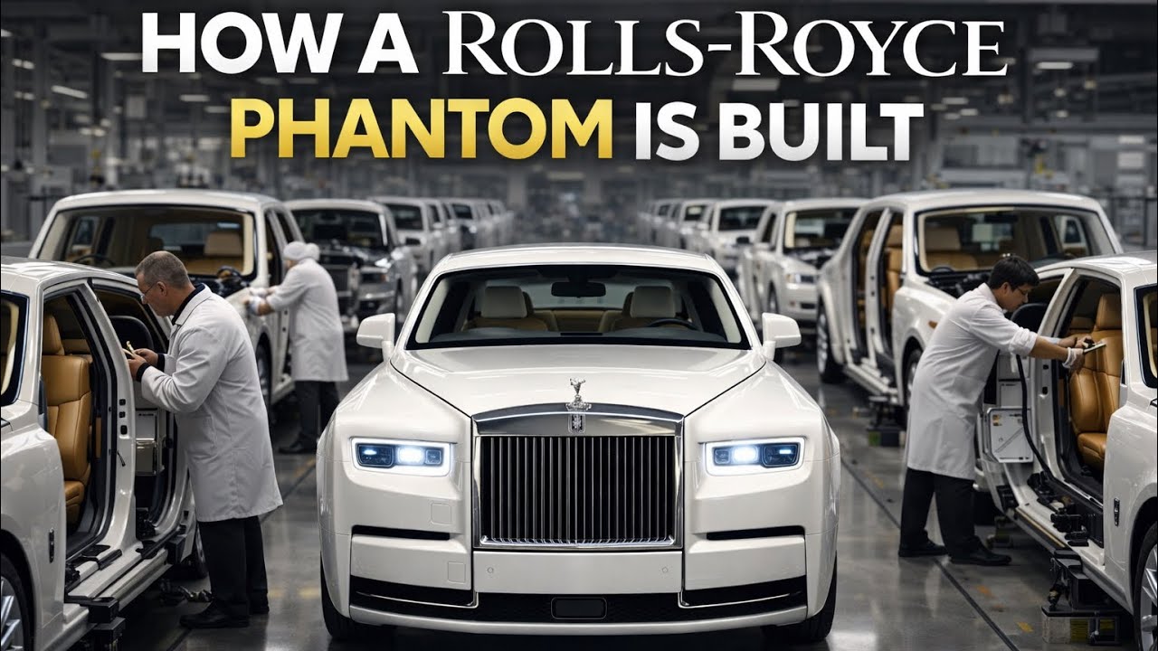 Inside Rolls-Royce Factory: How a $650,000 Phantom Takes 6 Weeks to Hand-Build