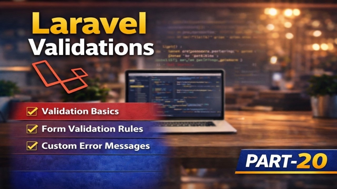 Laravel Validations Explained Step-by-Step | Part - 20