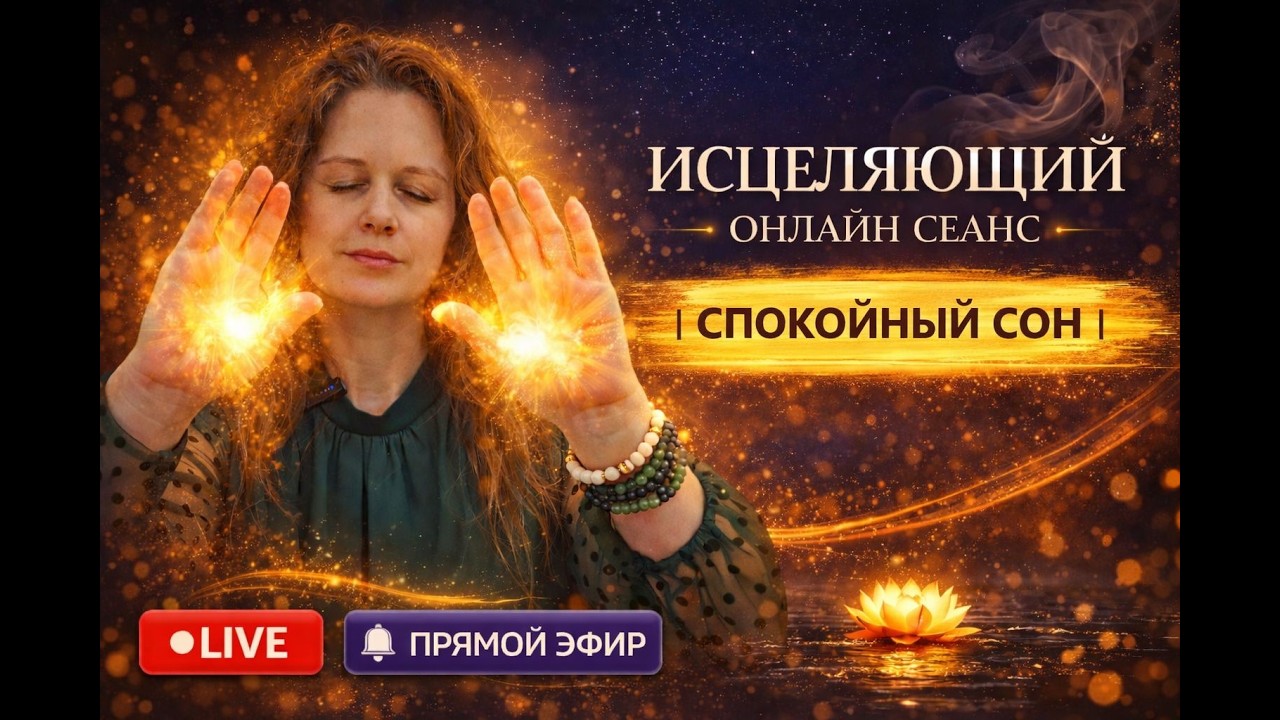 ИСЦЕЛЯЮЩИЙ ОНЛАЙН СЕАНС | СПОКОЙНЫЙ СОН | ЛАНА АНУФРИЕВА Глубокое расслабление нервной системы