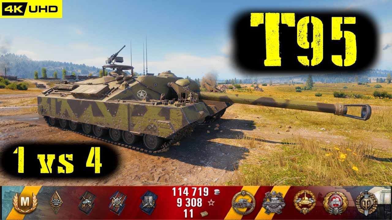 World of Tanks T95 Replay - 7 Kills 8.4K DMG(Patch 1.5.0)