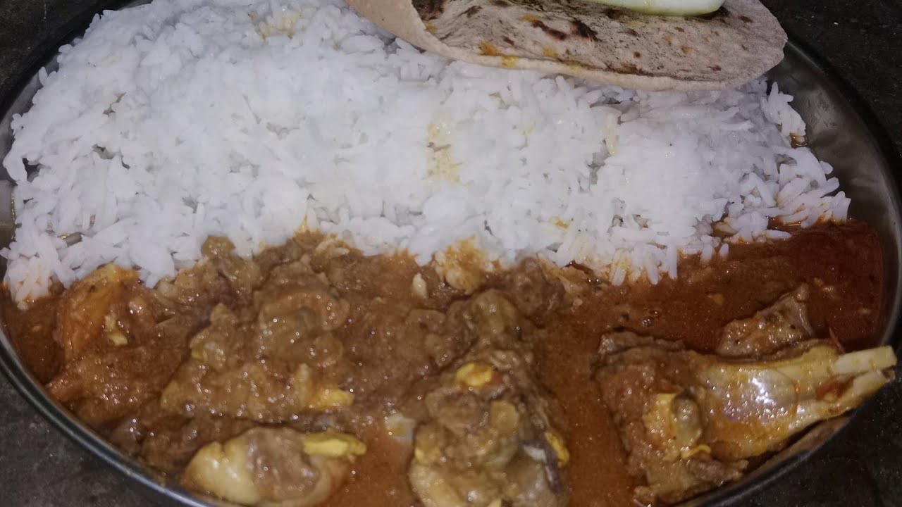 Eating show spicy mutton with basmati rice and chapati | Indian mukbang| chellenge 