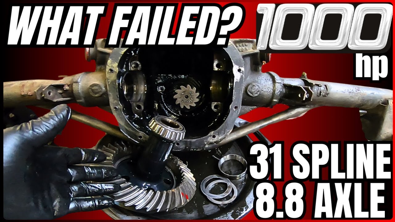 How Strong is 31 Spline Ford Rear Axle? At 1000 Wheel WE LOOK INSIDE