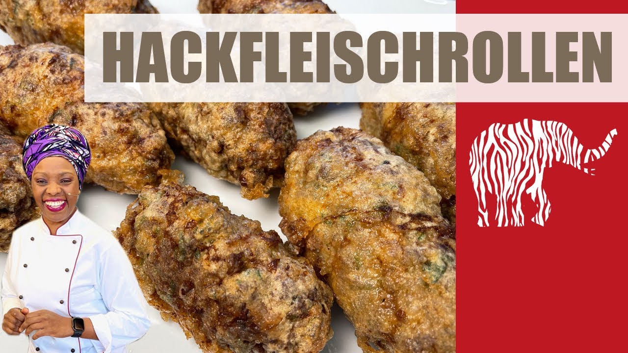 kenianische Kebabs - frittierte Hackfleischrollen
