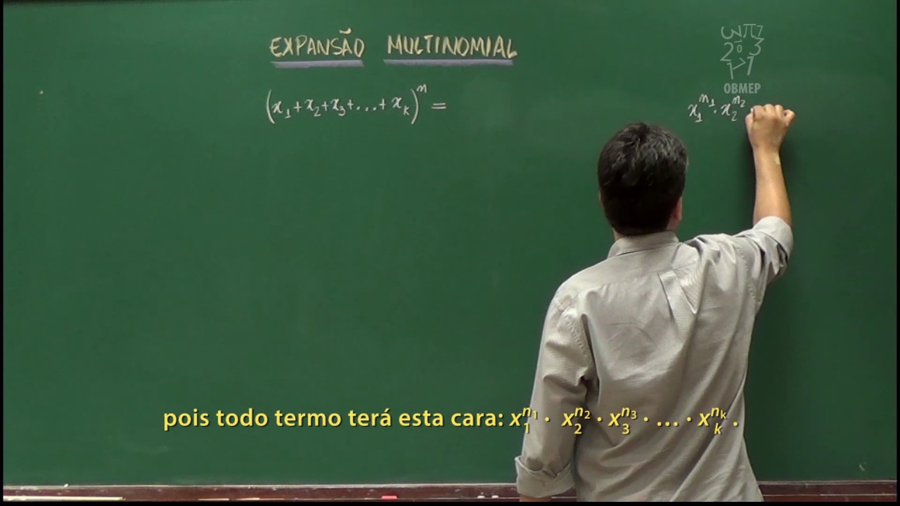 Análise Combinatória - Expansão Multinomial, Aula 2 - Aula 67 - Legendado