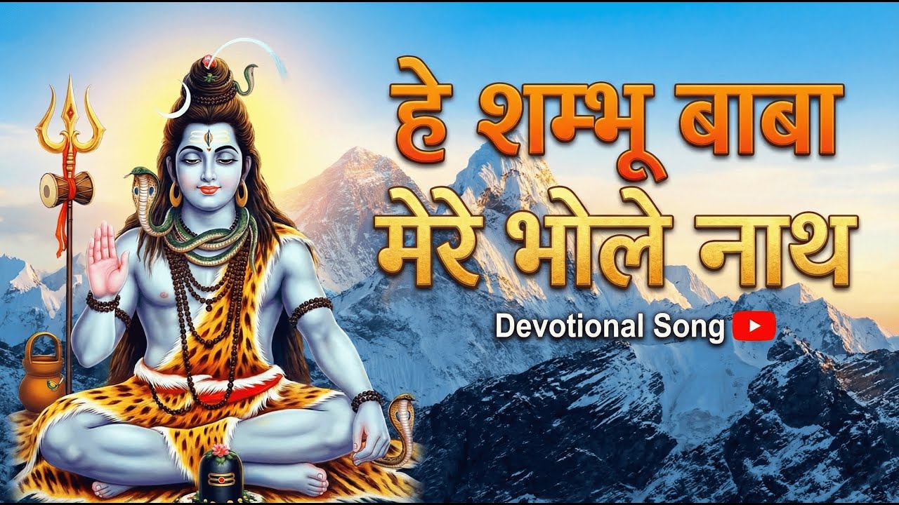 हे शम्भू बाबा मेरे भोले नाथ | New Shiv Bhajan 2026| Mahadev Bhakti |Hey Shambhu Baba Mere Bhole