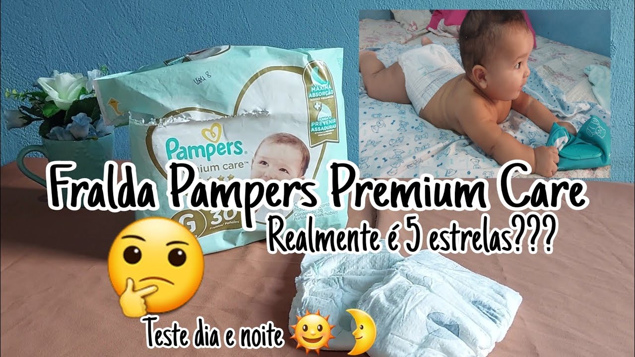 RESENHA DA FRALDA PAMPERS PREMIUM CARE, realmente é 5 estrelas??? 🤔