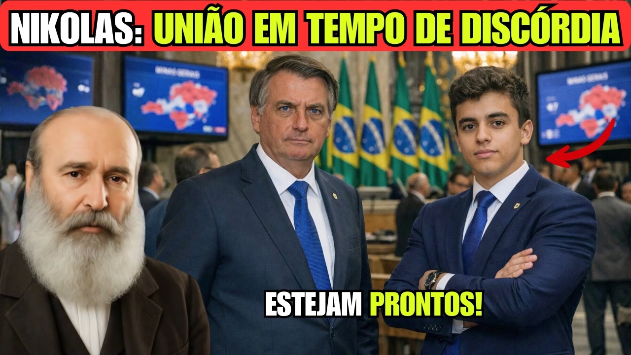 NIKOLAS: UNIÃO EM TEMPO DE DISCÓRDIA, ESTEJAM PRONTOS! PSICOGRAFIA BEZERRA DE MENEZES