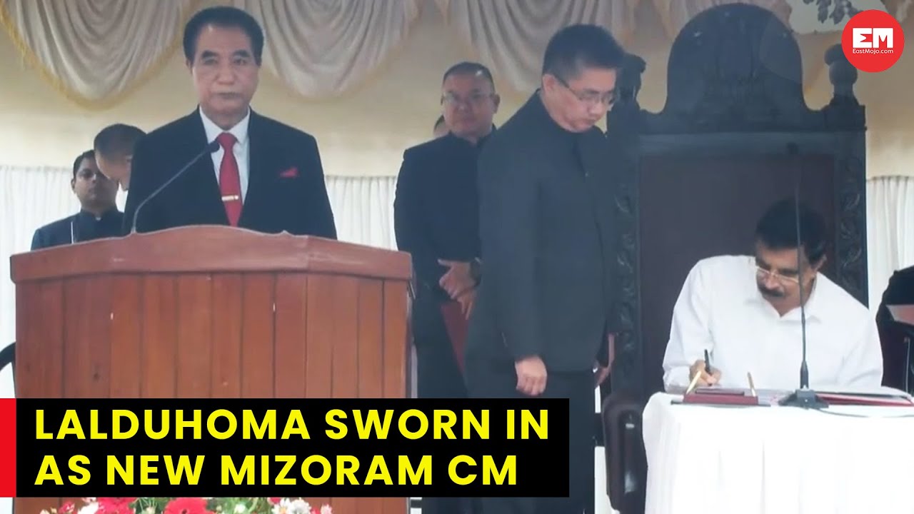 ZPM leader Lalduhoma sworn in as new Chief Minister of Mizoram