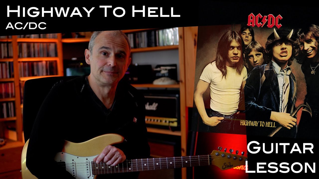 Highway To Hell (AC/DC) - Rhythm Guitar - Lesson / Tutorial