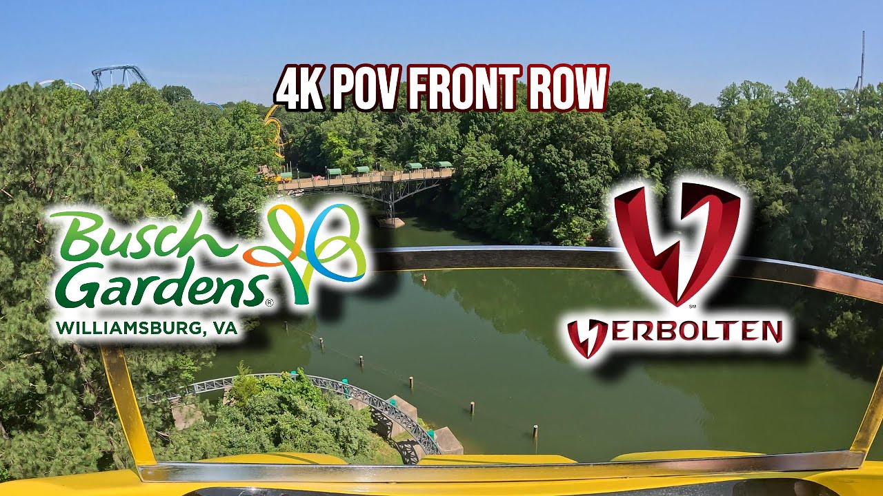 Verbolten Front Row On-Ride 4K POV | Busch Gardens Williamsburg 2025