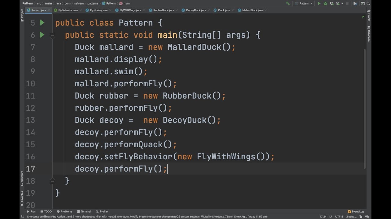 Strategy Pattern | Composition v/s Inheritance | Design Principles | Part 1