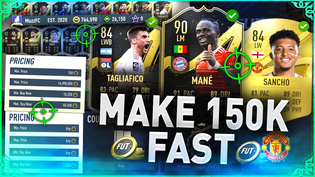 Easiest Way to Make Coins on FIFA 23?! 😱 *MAKE 100K FAST*