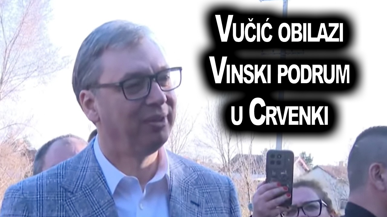 Vučić obilazi Vinski podrum u Crvenki