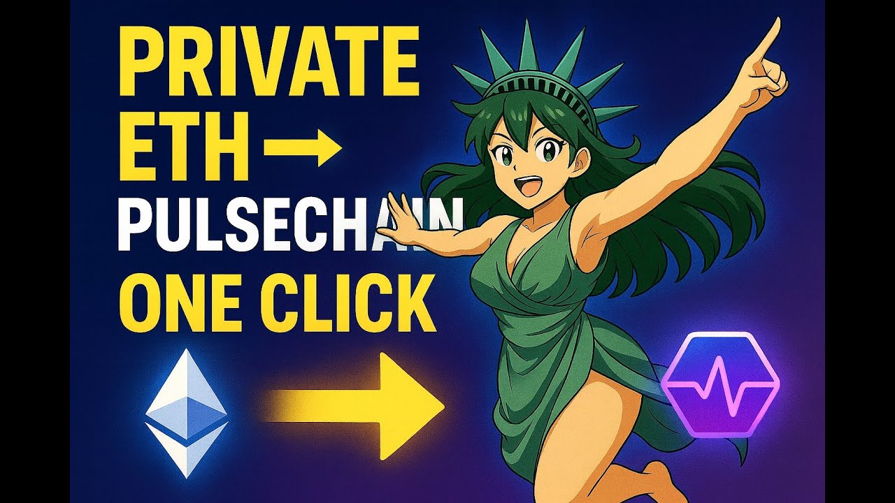 The Easiest Way to Send Ethereum to Pulsechain PRIVATELY (Railgun + LibertySwap)
