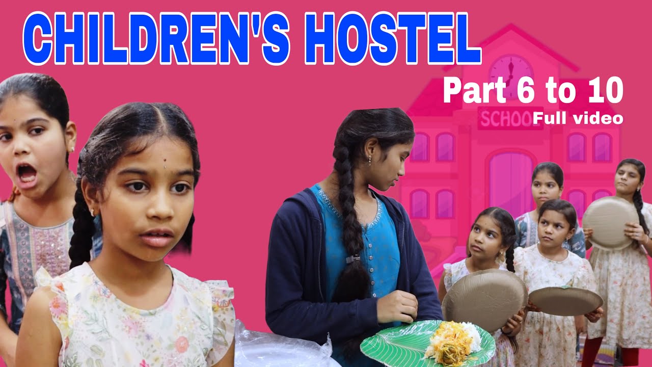 Childrens hostel part 6 to 7 full videos || rider mallesh hostel videos || childrens funny videos