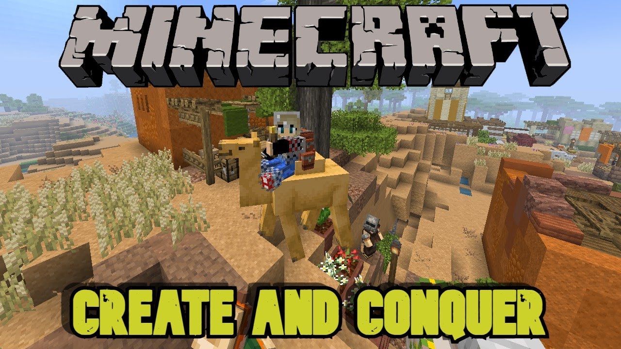 Create and Conquer | Minecraft #2 - Mechanical Press and Millstone and a Beautiful adventure!