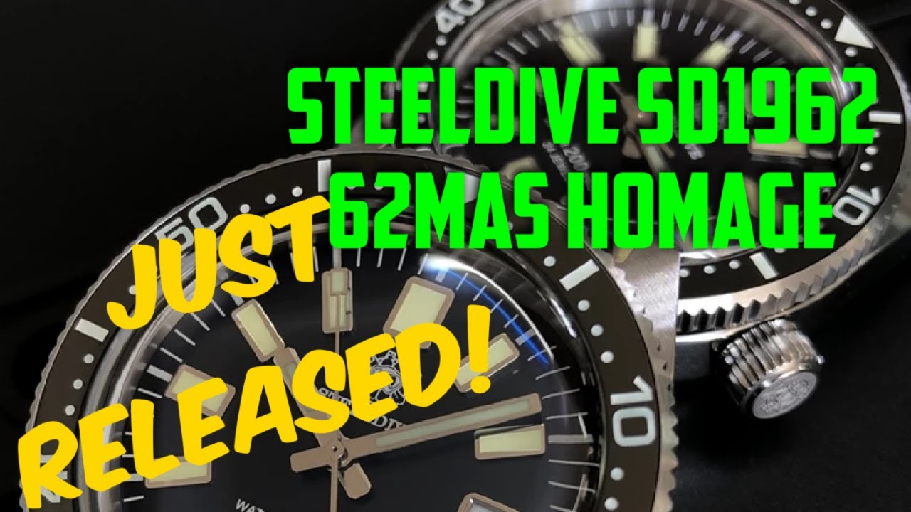 STEELDIVE SD1962 62mas Homage - Just released & The 1st to Review! | The Watcher