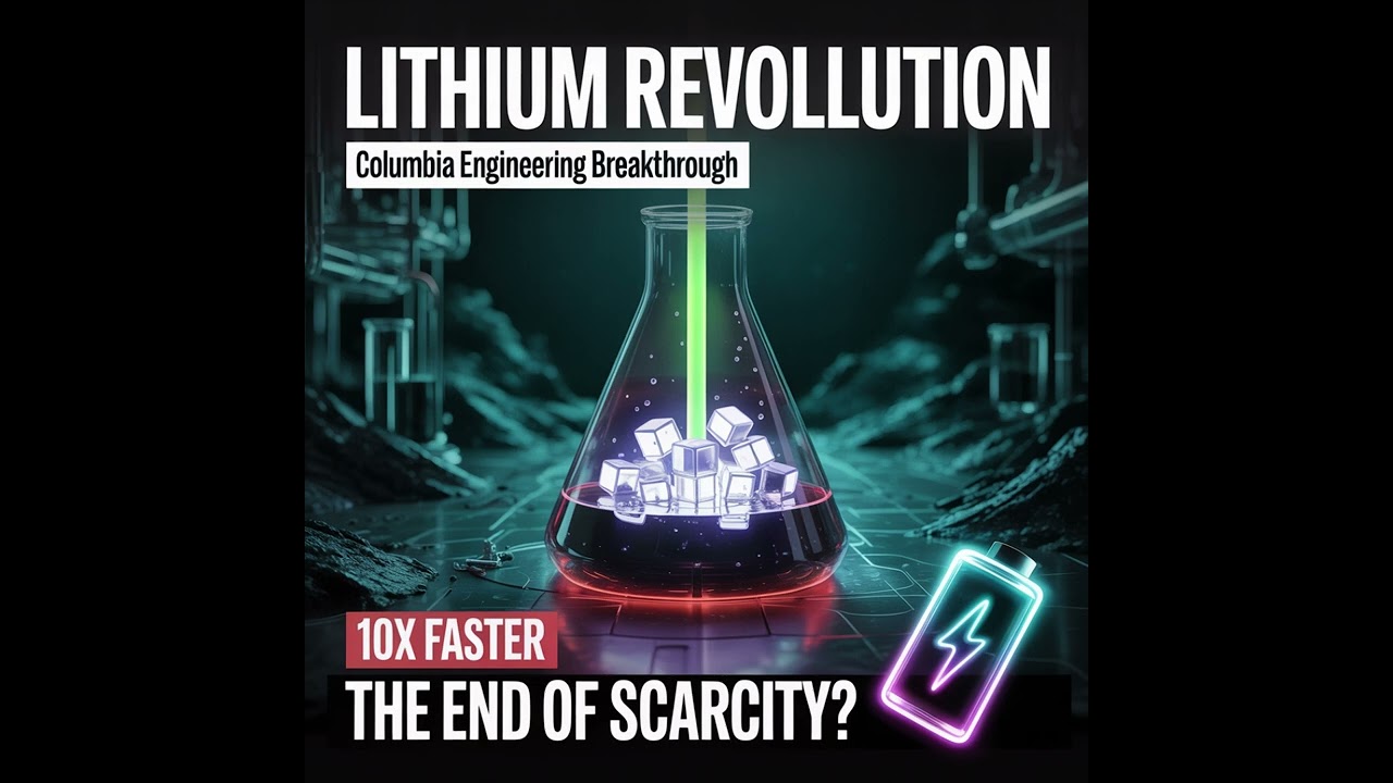 Lithium Extraction: New Cheaper, Faster Method Unlocks Massive Untouched Reserves 🔋⚡