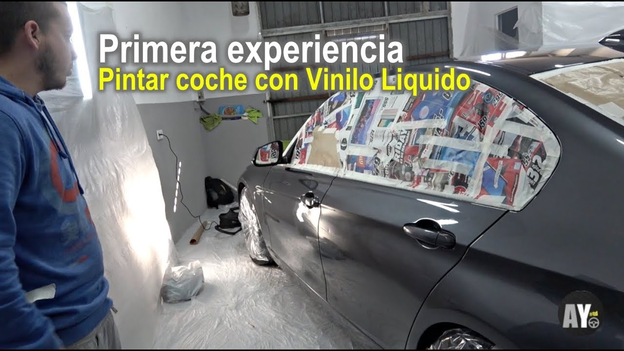 Pintamos coche con Vinilo liquido
