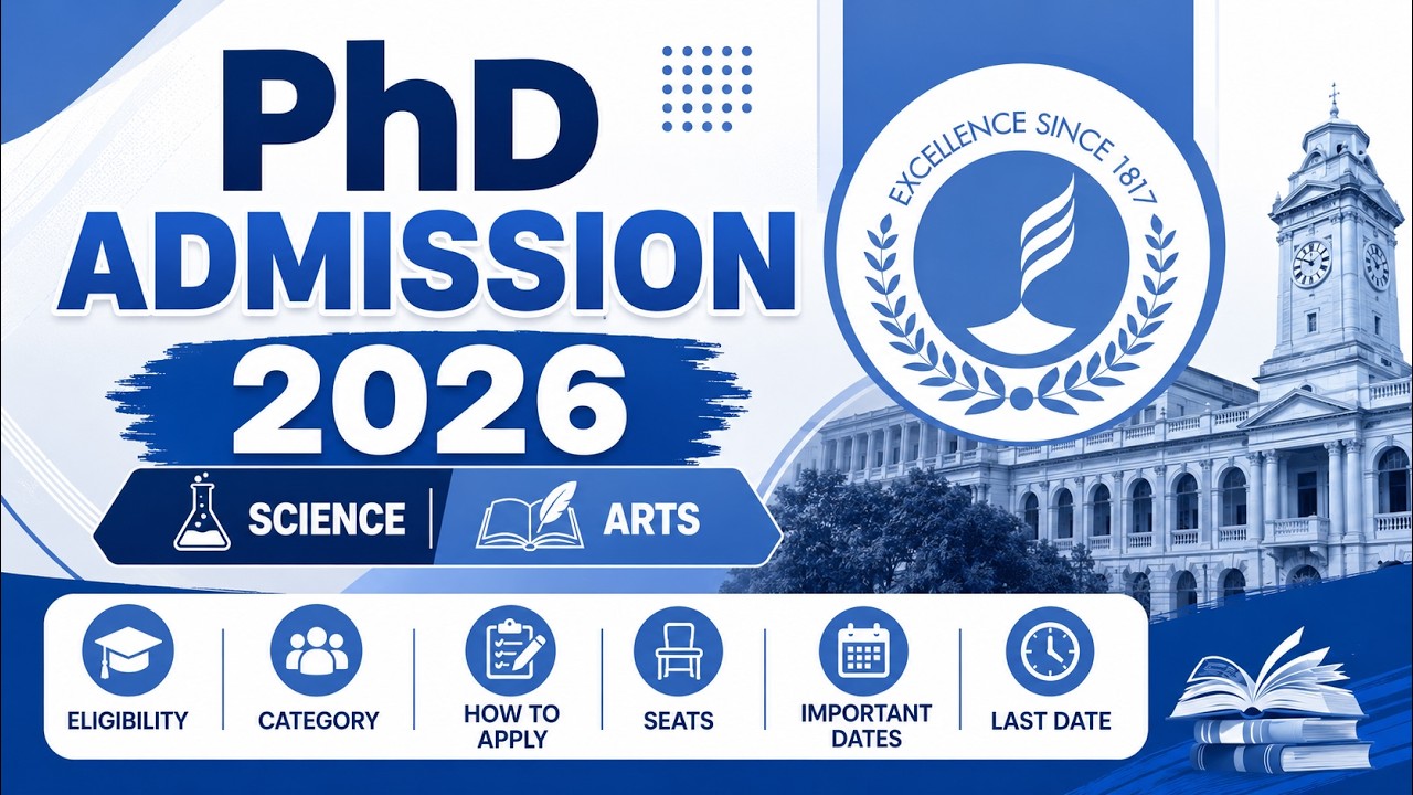 Presidency University PhD Admission 2026-27 Notification | Eligibility, Last Dates, Subjects & Seats