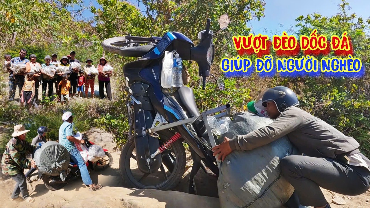 VƯỢT Đ&Egrave;O l&ecirc;n n&uacute;i, trao tặng m&oacute;n qu&agrave; m&ugrave;a NẮNG GẮT - tập 1701