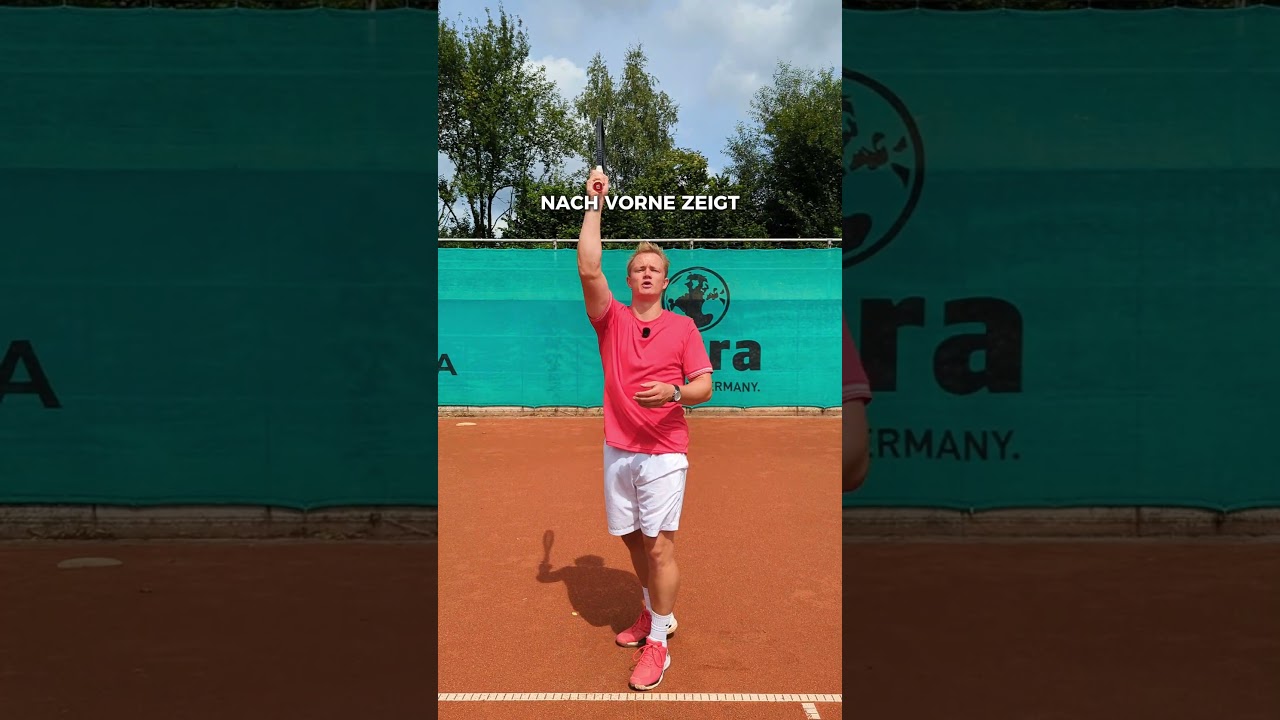Du m&ouml;chtest den Slice-Aufschlag k&ouml;nnen? So geht&acute;s!#tennis #aufschlag #serve #tennistips #tenniscoach