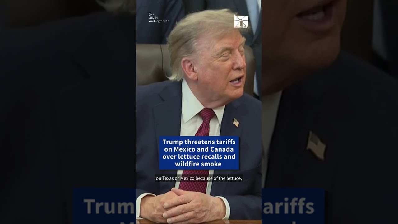 Трамп грозит пошлинами Мексике и Канаде из-за отзыва салата и лесных пожаров