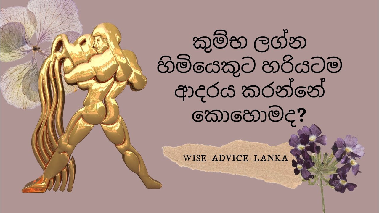 How to Love an Aquarius - Sinhala | Kumba Lagnaya, Kumbha Rashiya Relationship Advice in Astrology