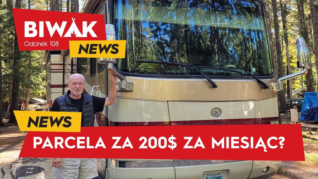 NIE UZBIERAŁ NA EMERYTURĘ - ZAMIESZKAŁ Z ŻONĄ W KAMPERZE (BiwakNews)