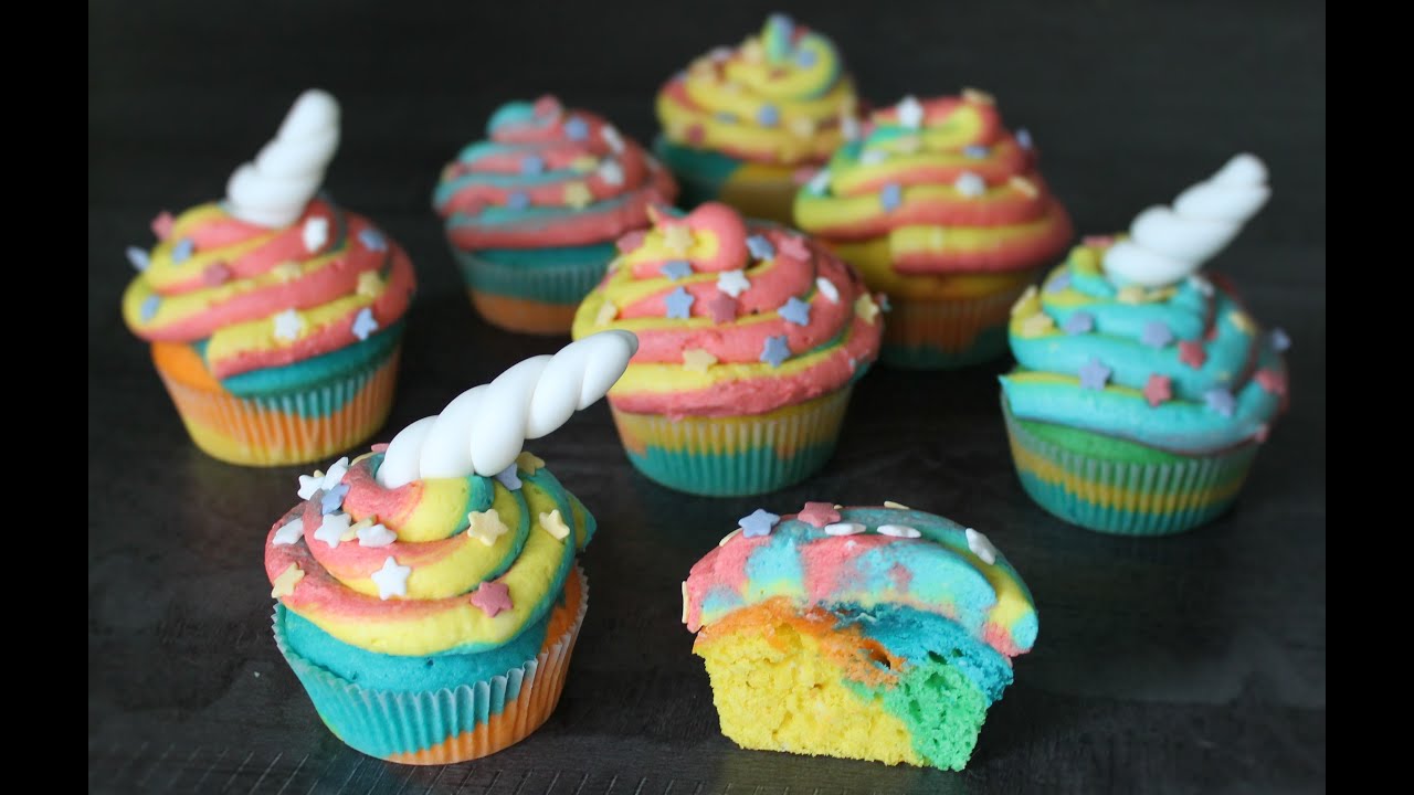 Unicorn Rainbow Cupcakes | Mac B Bakes The Cakes