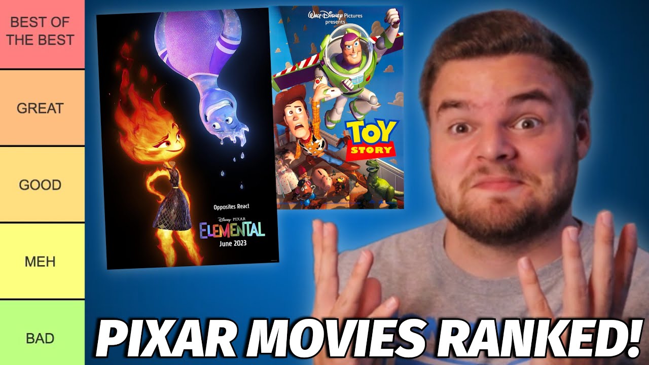All 27 Pixar Movies Ranked w/ Elemental! (TIER LIST)
