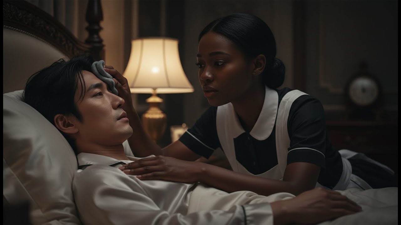 Korean mafia boss fell sick everyone abandoned him only his afromaid stay when recovered claimed her