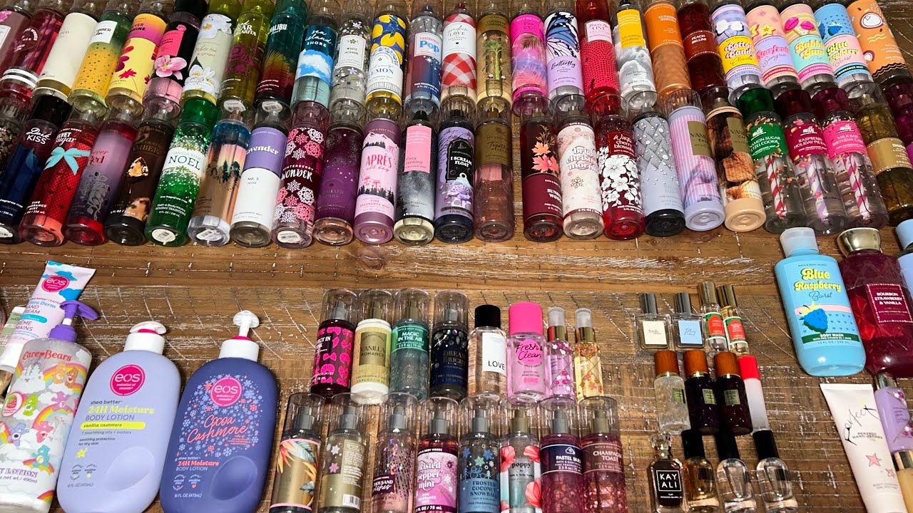 2026 inventory: body mists, body lotion, body wash