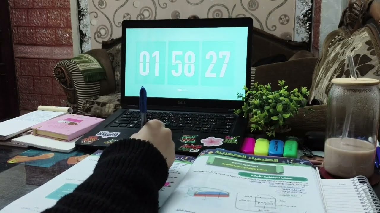 Study with Me for 1 hour ⏳|تعالوا ذاكروا معايا لمدة ساعة ⁦(⁠◕⁠ᴗ⁠◕⁠✿⁠)