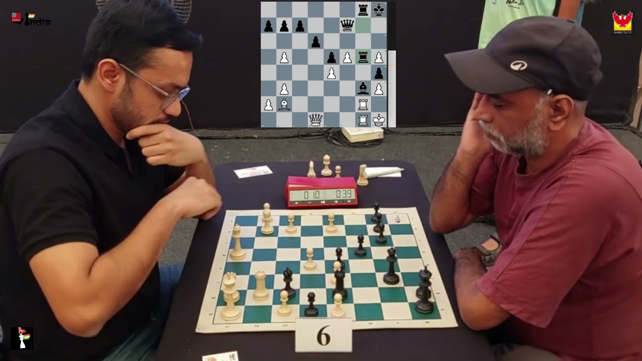 Didwania Vishal vs Kulkarni Vikramaditya 4th Anniversary Phoenix ChessBase Fide Blitz Tournament
