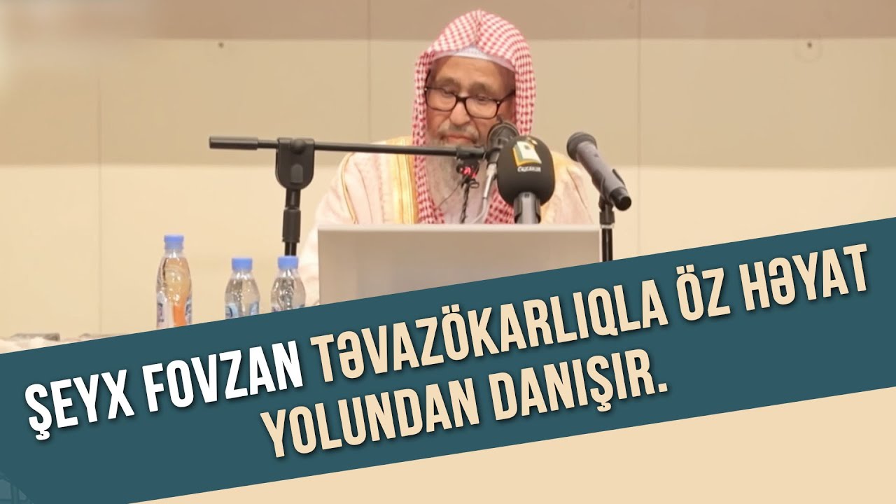 Şeyx Fovzan təvaz&ouml;karlıqla &ouml;z həyat yolundan danışır.