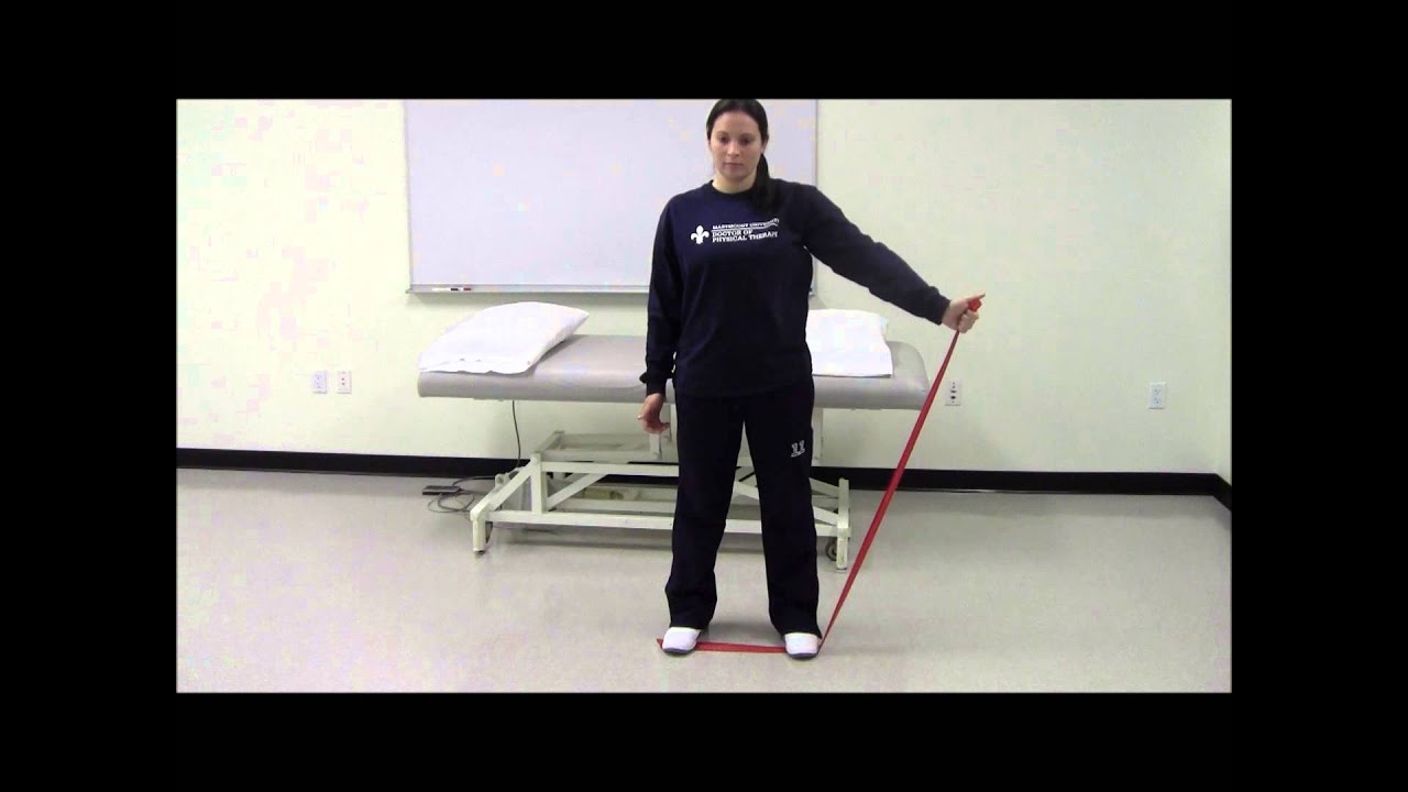 Shoulder Abduction Strengthening - Resistance Bands