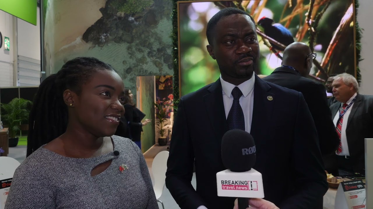WTM London 2024: Farley Chavez Augustine, Chief Secretary & Tashia Burris, Sec. of Tourism, Tobago