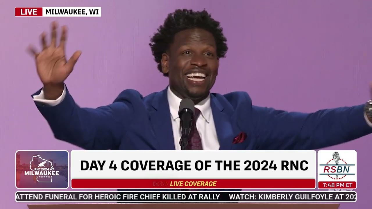 WATCH: Pastor Lorenzo Sewell at 2024 RNC in Milwaukee, WI - 7/18/2024