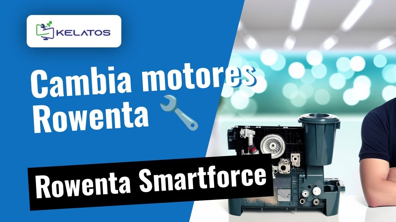 ¿Tu Rowenta Smartforce no limpia bien? Cambia motores de cepillos laterales 🔧😱